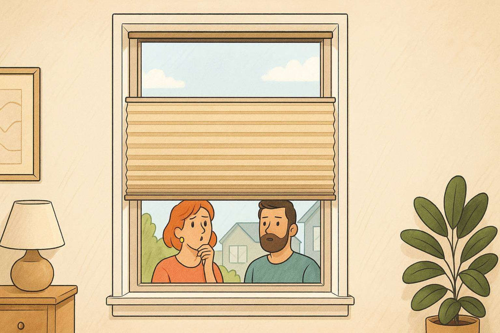 Bottom-Up Top-Down Blinds Good  For Privacy
