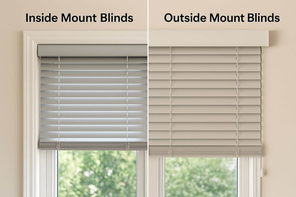 inside vs outside mount blinds