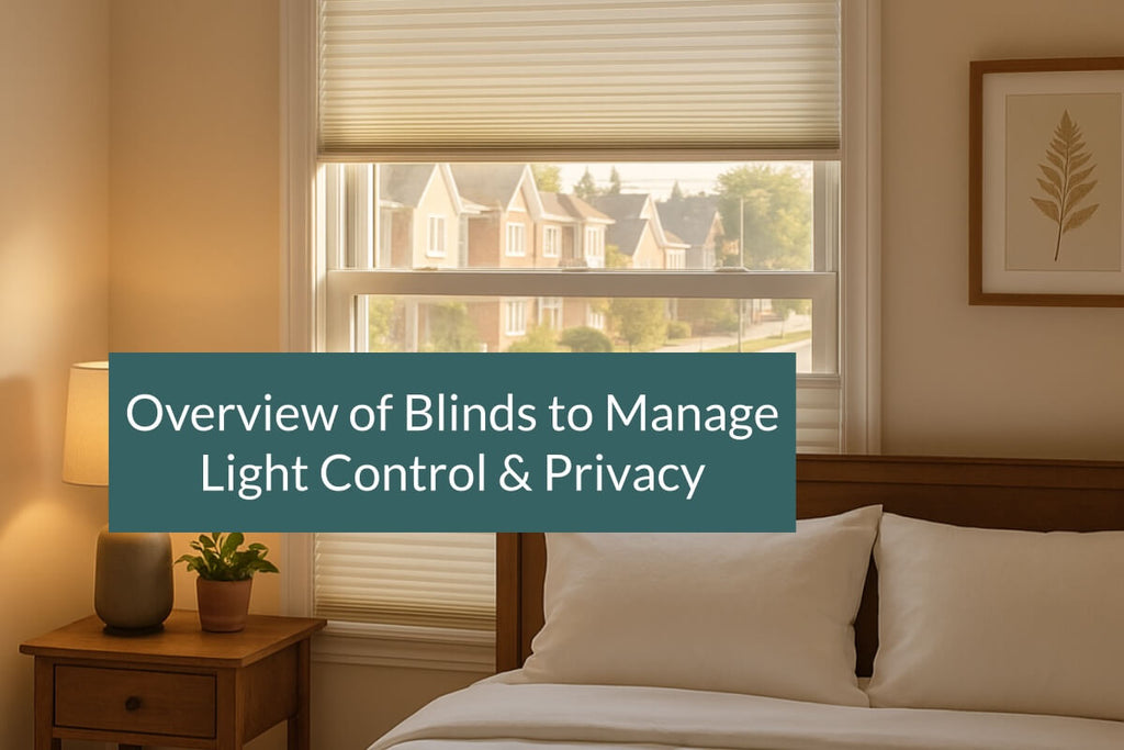 overview of blinds for privacy for Canadian Homeowners