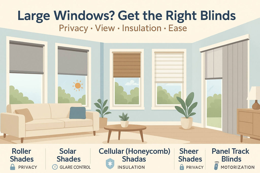 Best Blinds or Shades for Large Windows?