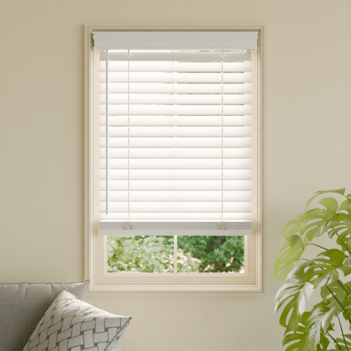 2" Wood Blinds - Pure White