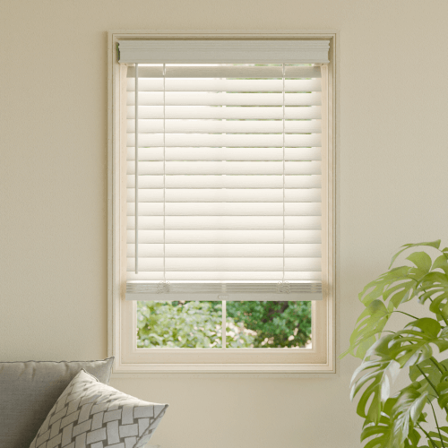 2" Faux Wood Blinds - Textured Gray Owl