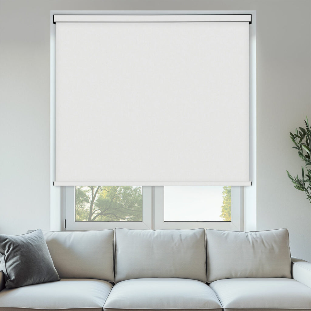 Roller Shade - Carnival Blackout - China White