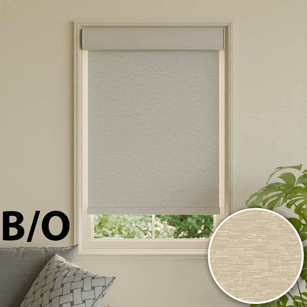Roller Shade - Blackout Fancy - Beige