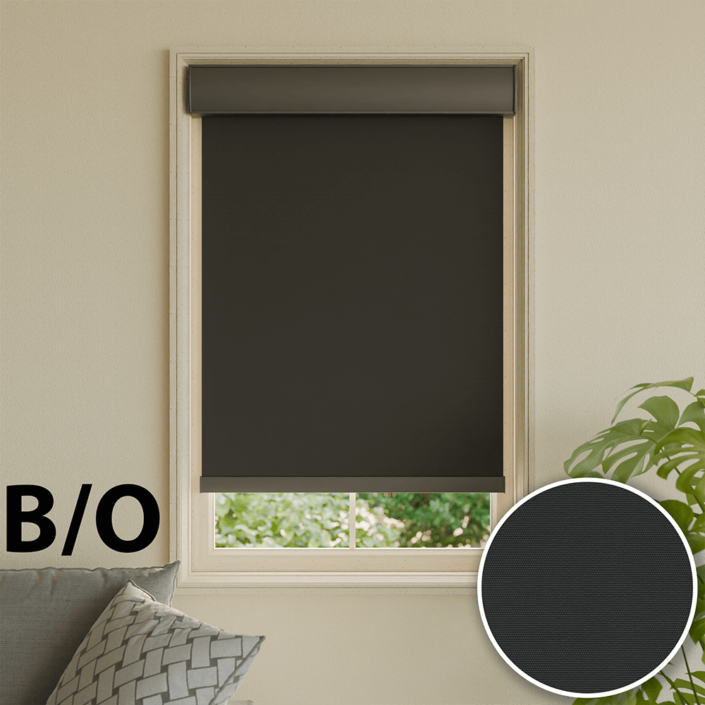 Roller Shade - Blackout Simple - Black