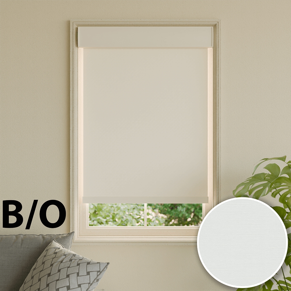 Roller Shade - Blackout Simple - White