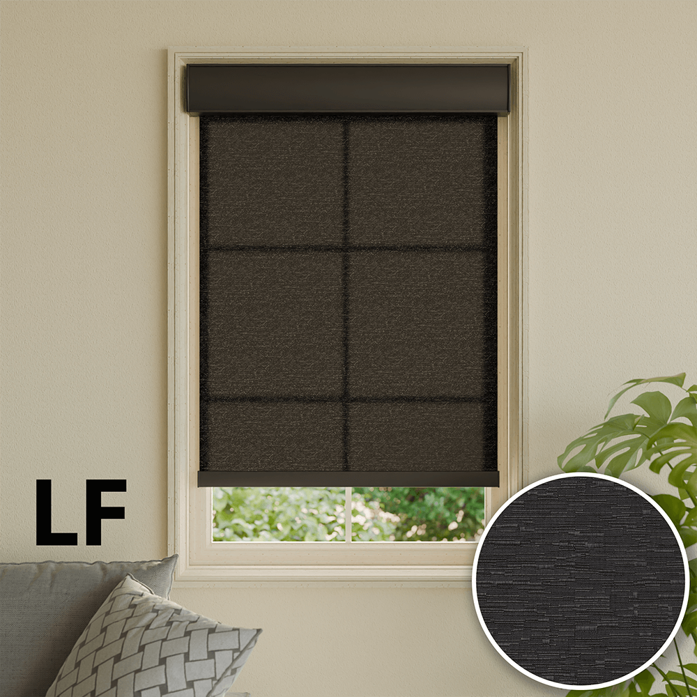 Roller Shade - Light Filtering Fancy - Black