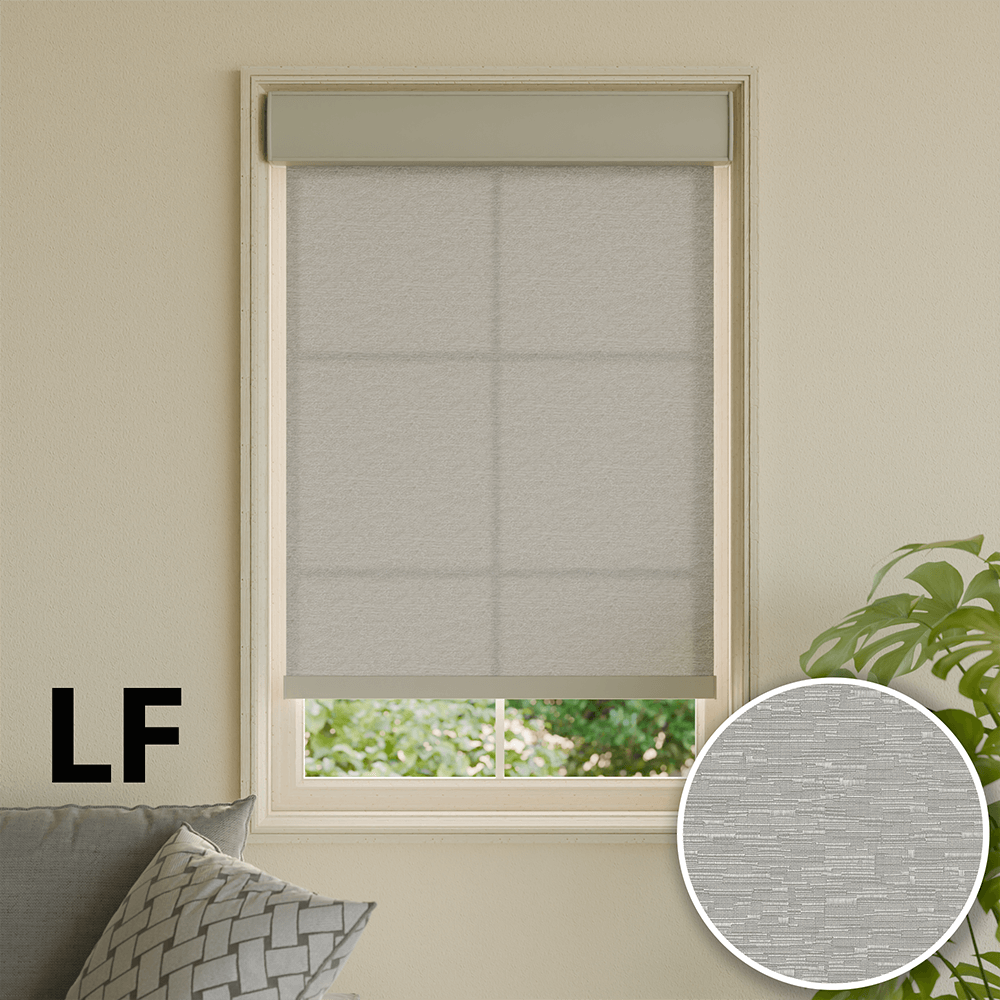 Roller Shade - Light Filtering Fancy - Gray