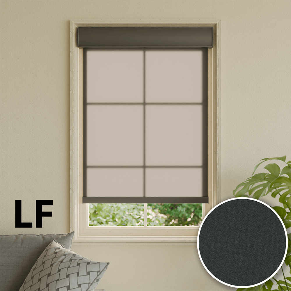 Roller Shade - Light Filtering Simple - Black